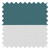 Amor Muted Teal with Haze Soft Grey Double Roller Blind