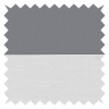 Amor Stormy Grey with Haze Soft Grey Double Roller Blind