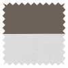 Amor Coffee with Haze Soft Grey Double Roller Blind