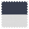 Amor Royal Blue with Haze Soft Grey Double Roller Blind