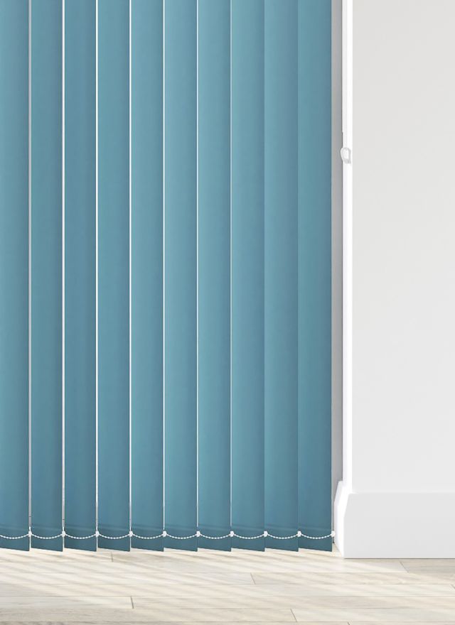 Burst Pastel Blue Vertical Blind