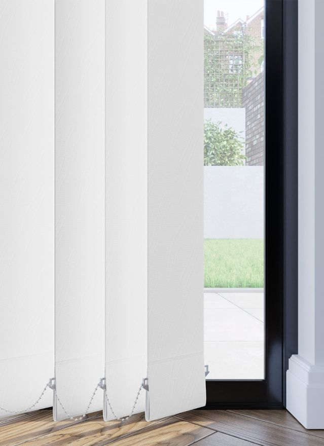 Faro White Vertical Blind