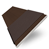 Real Wood Woodland Brown with Chocolate Tape