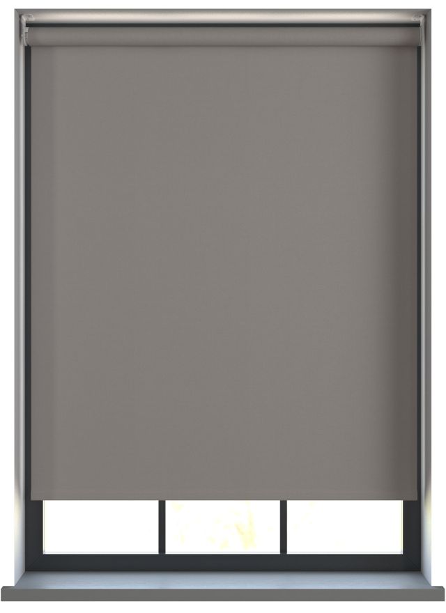 Our Amor Obsession Roller blind in a living room window