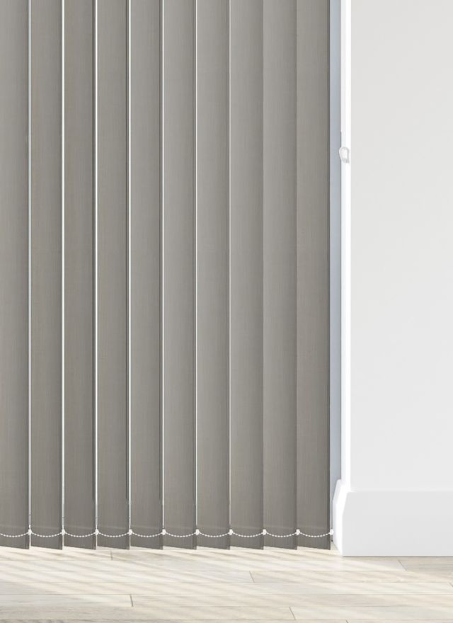 Woven Charcoal Vertical Blind