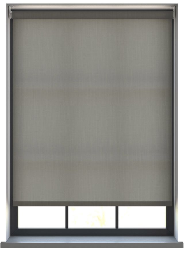 Woven Charcoal Roller Blind