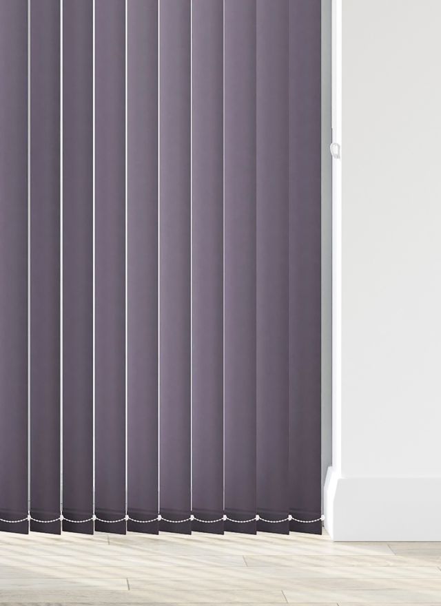 Burst Damson Vertical Blind