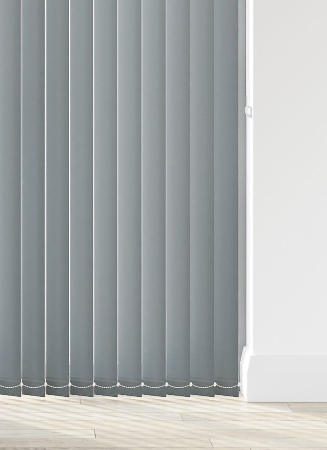 Burst Dolphin Grey Vertical Blind