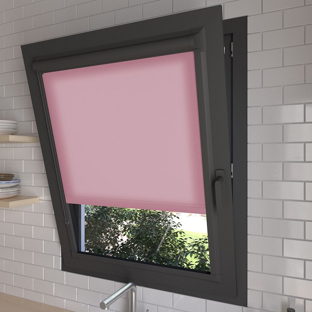  Burst Blushed Plum Perfect Fit Dimout Roller