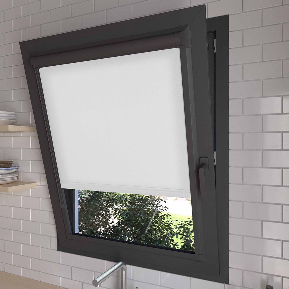  Burst Soft Grey Perfect Fit Dimout Roller
