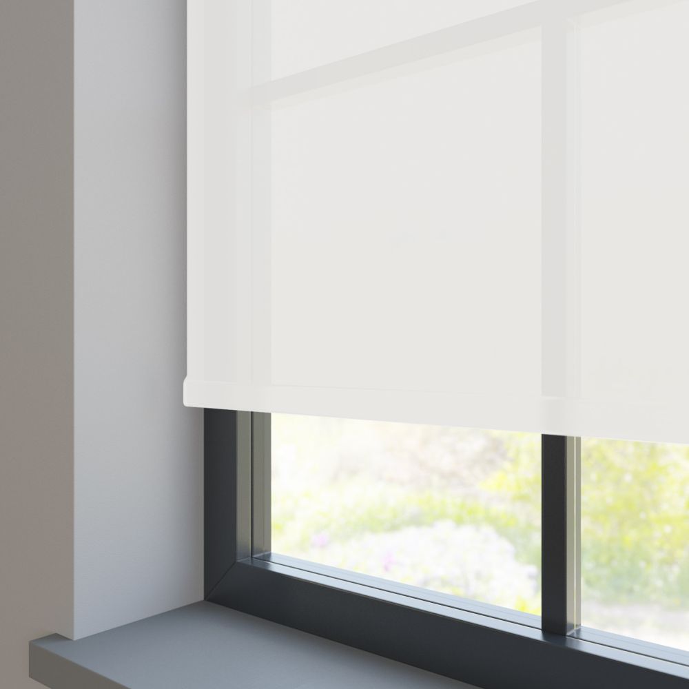 Pura White Voile Roller Blind