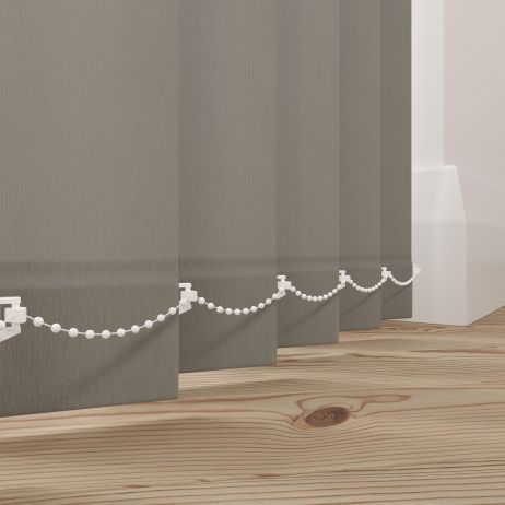 Woven Manatee Vertical Blind